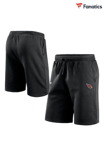 Fanatics Arizona Cardinals Primary Logo Graphic Fleece Black Shorts (E09487) | £35