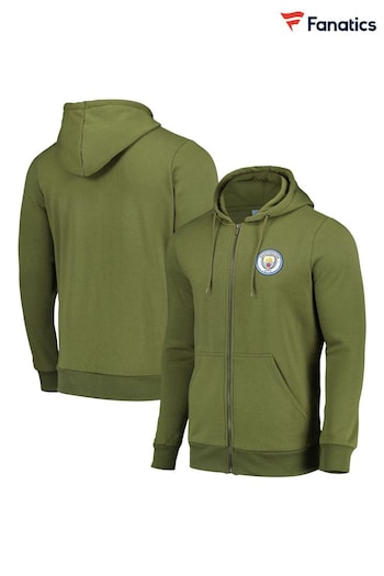 Fanatics Green Manchester City Full Zip Hoodie (E09572) | £50