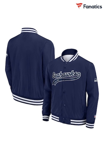 Fanatics Blue Seattle Seahawks Sateen Jacket (E09669) | £80