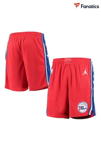 Fanatics Red Philadelphia 76ers Statement Women Shorts (E09709) | £60