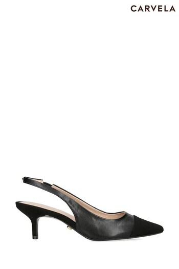 Carvela Clara Black Sling Shoes (E09837) | £69