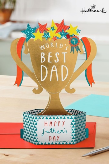 Hallmark Pop-up Trophy Design Father's Day Card for Dad (E09944) | £4.50