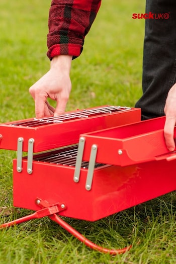 Suck UK Red BBQ Metal Toolbox (E10001) | £90