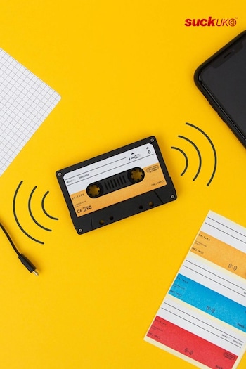 Suck UK Yellow Wireless Cassette Bluetooth Speaker (E10009) | £20