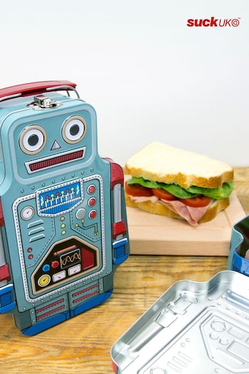 Suck UK Blue Robot Lunch Box (E10011) | £18