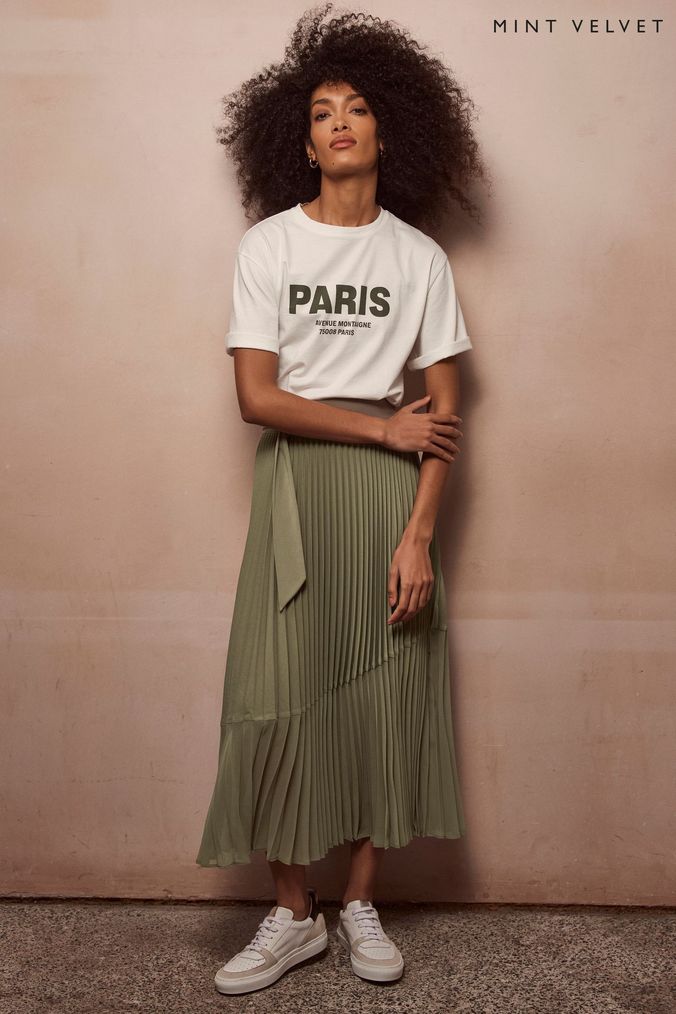 Buy Women s Mint Velvet Pleated Skirts Online Next UK