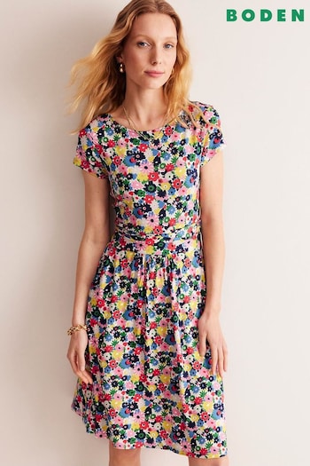 Boden Multi Amelie Jersey Dress (E10177) | £55