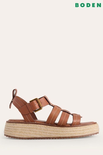 Boden Brown Chunky Fisherman Sandals (E10234) | £115