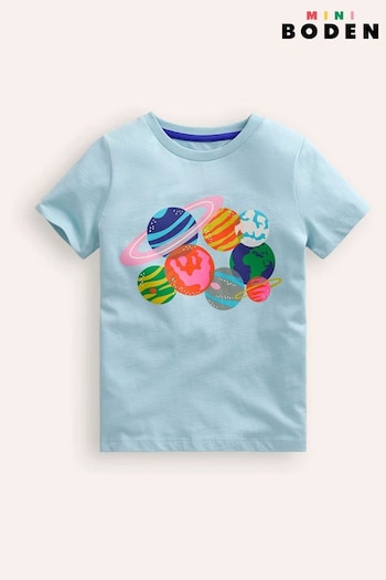 Boden Blue Riso Planet Printed T-Shirt (E10240) | £17 - £19