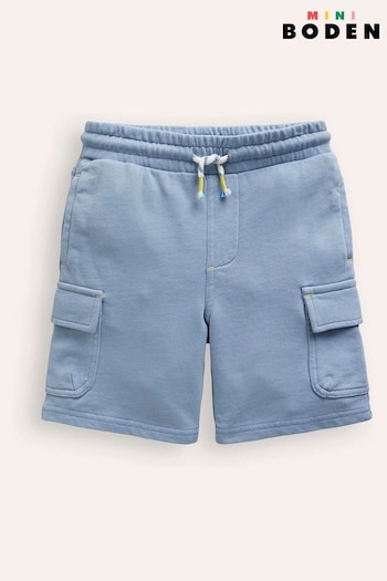 Boden Blue Jersey Cargo Shorts (E10254) | £23 - £27