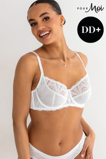 Pour Moi White Full Cup New Romance Bra (E10563) | £30