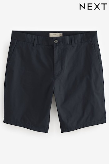 Navy Lightweight Slim Fit Stretch Chinos Shorts (E10759) | £22