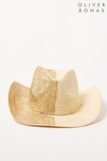 Oliver Bonas Gold Cowboy Hat (E10886) | £28