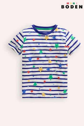Boden Blue Star All-Over Printed T-Shirt (E11143) | £15 - £17