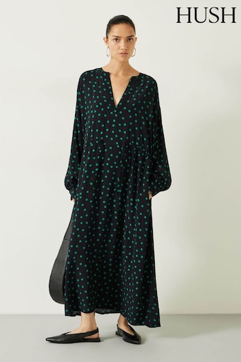 Hush Green Aimee Maxi Dress (E11289) | £110