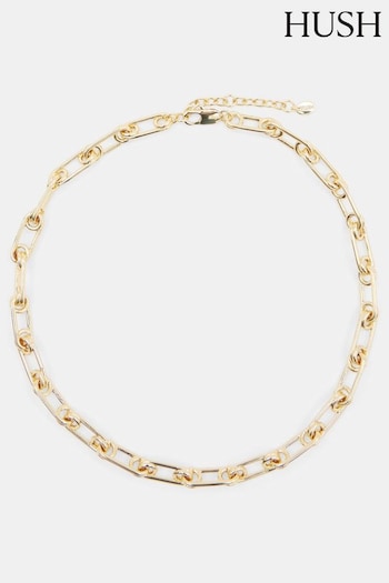 Hush Gold Tone Josey Chain Necklace (E11369) | £45