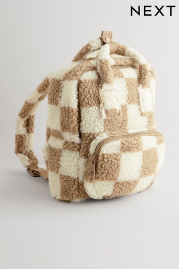 Neutral Borg Check Backpack (E11419) | £20