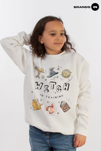 Brands In White Harry Potter Witch In Training Girls Sweatshirt (E11448) | £25