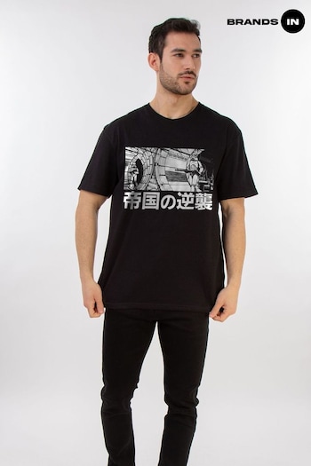 Brands In Black Star Wars Stormtrooper Anime T-Shirt (E11458) | £23