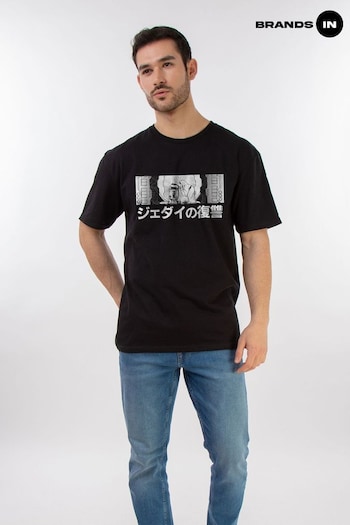 Brands In Black Star Wars Jedi Japanese T-Shirt (E11471) | £23