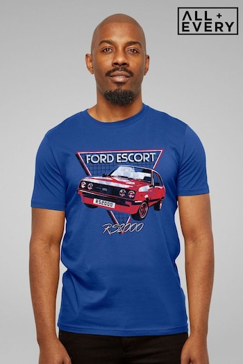 All + Every Blue Ford Escort RS2000 Mens T-Shirt (E11507) | £23