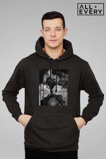 All + Every Black E.T. Phone Lounge Cinematic Shot Adult Hoodie (E11540) | £40