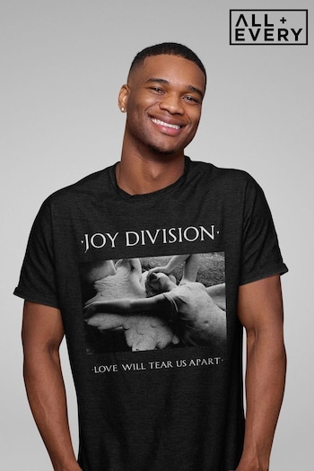 All + Every Black Joy Division Love Will Tear Us Apart Art Mens Music T-Shirt (E11558) | £24