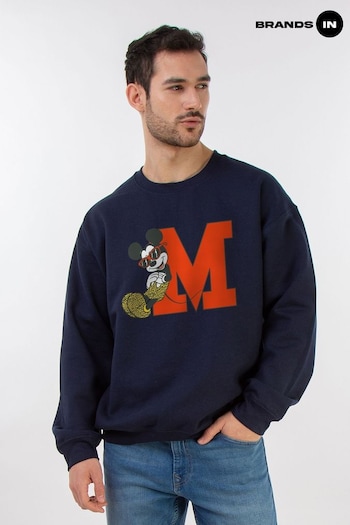 Brands In Blue Mickey Mouse Leopard Trousers Men Disney Sweatshirt (E11629) | £36