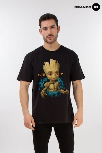 Brands In Ink Black Guardians Of The Galaxy Mens T-Shirt (E11637) | £23