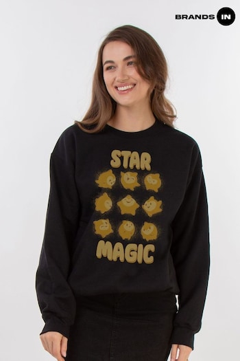 Brands In Black Wish Star Magic Tile Adult Unisex Sweatshirt (E11655) | £36