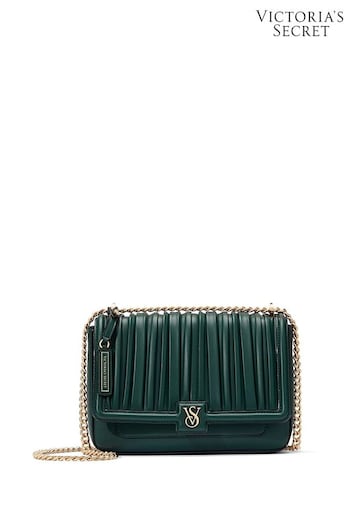 Victoria's Secret Black Ivy Green Crossbody Bag (E11790) | £69