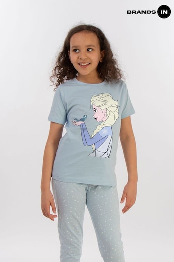 Brands In Blue Frozen Elsa Girls Baby Stars Pyjamas (E11863) | £19