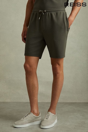 Reiss Green Smoke Amarillo Textured Drawstring shorts prada (E11888) | £68