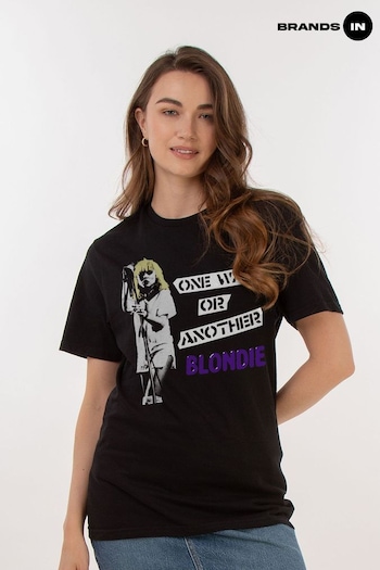 Brands In Black Boyfriend Blondie One Way Or Another Fit T-Shirt (E11938) | £21