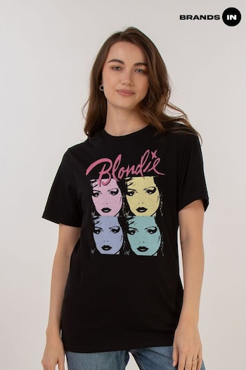 Martha In Black Boyfriend Fit Blondie Multiple T-Shirt (E11951) | £21