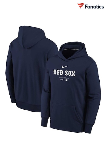 Fanatics Youth Blue Boston Sox Practice Graphic Therma Hoodie (E11975) | £56