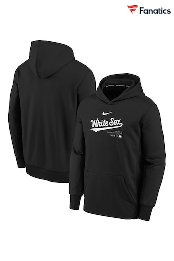 Fanatics Youth Chicago Sox Practice Graphic Therma Black Hoodie (E11989) | £56