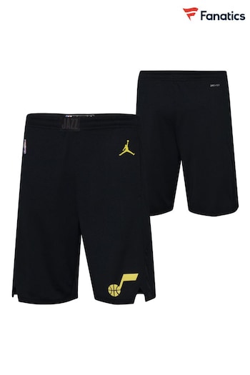 Fanatics Youth Utah Jazz Statement Swingman Black Shorts (E12014) | £44