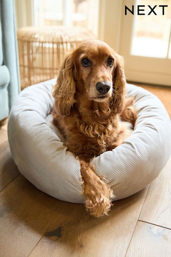 Grey Round Pet Bed (E12163) | £35