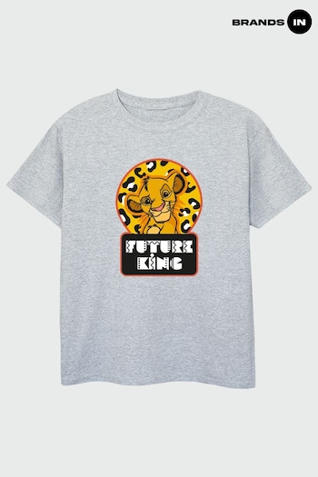 Brands In Grey Boys Disney The Lion King T-Shirt (E12286) | £18