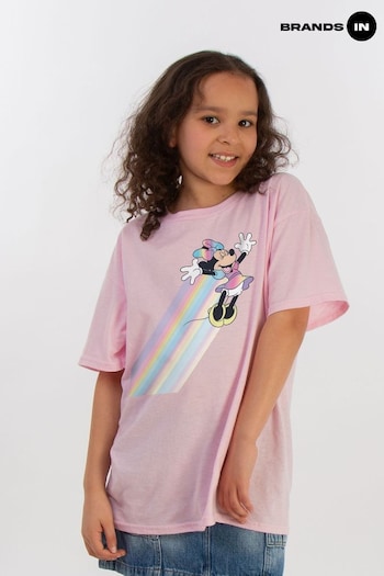 Brands In Pink Minnie Mouse Whoosh Girls T-Shirt (E12288) | £18