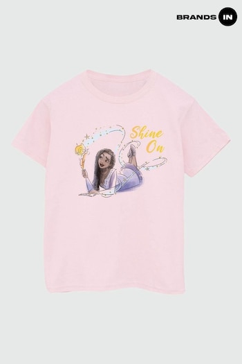 Brands In Pink Girls Wish Shine On Asha Lying T-Shirt (E12296) | £18
