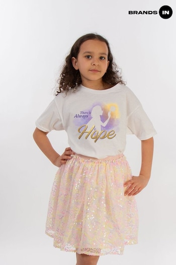 Brands In Cream Girls Wish Gradient There Is Always Hope Sand T-Shirt (E12300) | £18