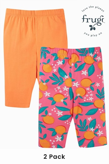 Frugi Girls Pink cut Shorts 2 Pack (E12322) | £27 - £29