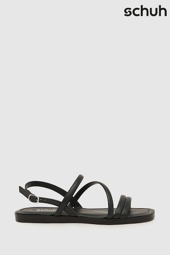 Schuh Tiffany Black Sandals (E12426) | £35