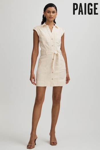 Paige Belted Denim Mini Dress (E12435) | £280