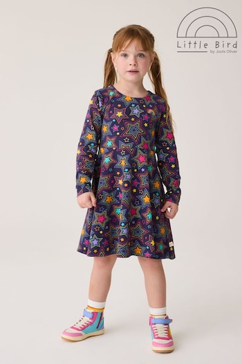 Little Bird by Jools Oliver Multi Long Sleeve Skater Dress (E12686) | £0