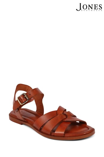 Jones Bootmaker Natural Inez Flat Sandals (E12876) | £79