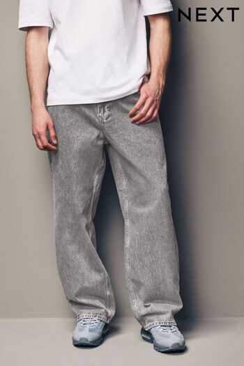 Grey Loose Fit Baggy Jeans (E13037) | £30