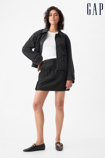 Gap Black Utility Mini Skirt (E13334) | £35